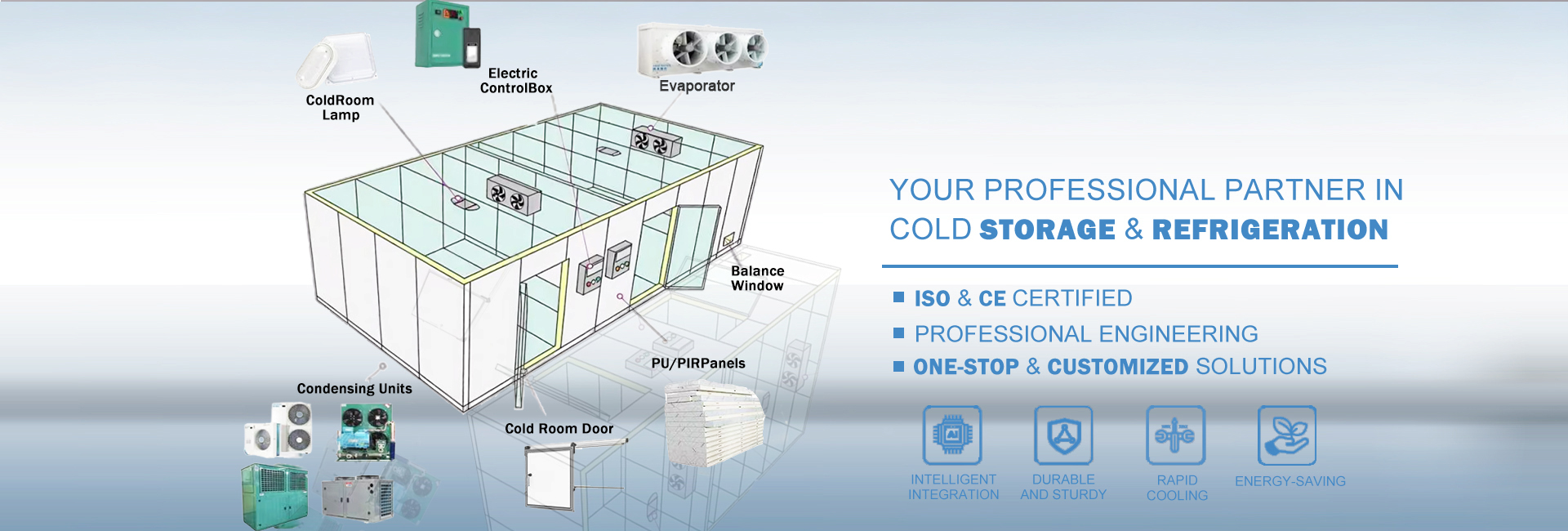 Cold room refrigeration units
